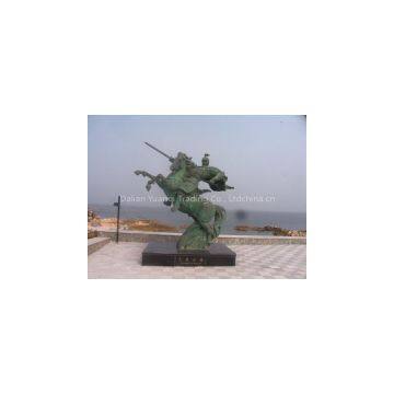 Bronze General Riding On Horse Statue photo-3
