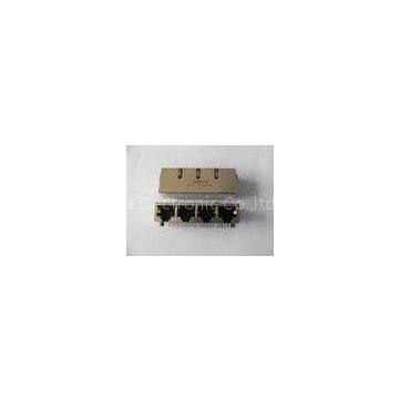 1 x 4 port Tab Down RJ45 with Transformer for 10/100/1000BASE-TX applications