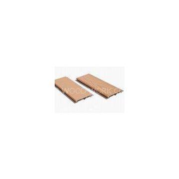 Exterior WPC Wall Cladding Weather Hollow Board Natural Color