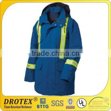 Aramid Coverall Fire Retardant Clothing Parka inherently FR Fabric Anti-Static Clothing