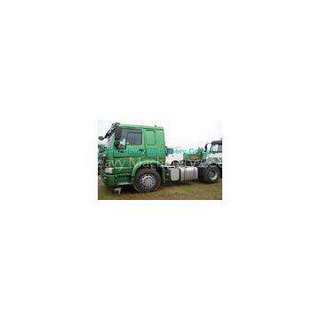 Green 290HP Manual Prime Mover Truck , SINOTRUK Howo 4X2 Tractor