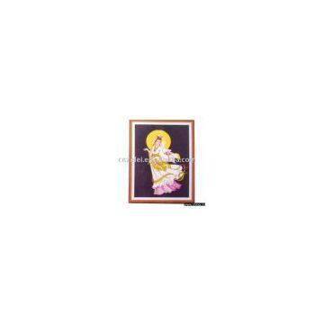 Kuan Yin bless cross-stitch