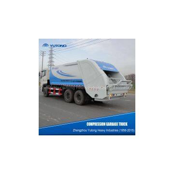 Professional And Appearance Beautiful Dustbin Volume 12m3 Garbage Compactor Truck For Sale