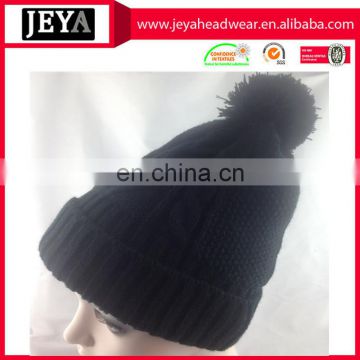 Wholesale polyester beanie hat dry fit knit hat