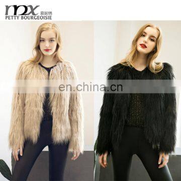 Woman clothes 2016 winter midi fox fur coat mink coat