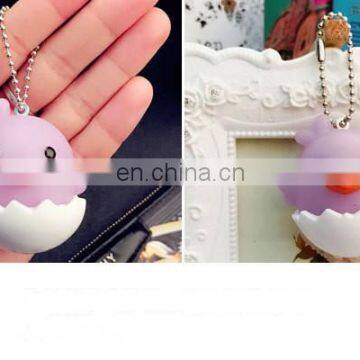 Vinyl Glue Eggshell Rooster Fashion Key Chain Ring Keyfob Bag Pendant Charms photo-5