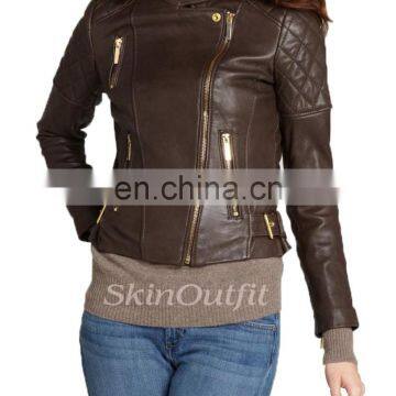 Fashion leather jacket for Womans