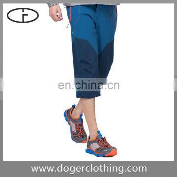 ODM OEM manufacturer black and white striped shorts,fasteners metal pants,mens chino pants