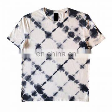 100% Cotton Customized Brand Men's Knitted Long Sleeve V-neck Tie-dyed Technics T-shirt photo-2