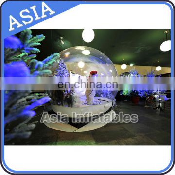 hot sale inflatabe globe, inflatable snow globe for Christmas and holiday decoration