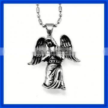 professional Factory stainless steel angel wing pendants