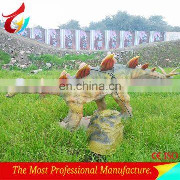 Amusement Playground Outdoor Fiberglass Dinosaur