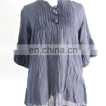 Wholesale Fashion Summer Clothes Shrit, Gray Color Shirt .