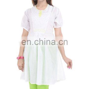 Indian Handmade Beaded Cotton White Tunic Hippe Women Dress Sexy Formal Tunic Manufacturer photo-3