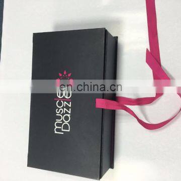 custom size Red floding box with red ribbon