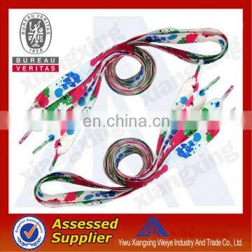 Round flat and practical feature colorful cheap shoelaces