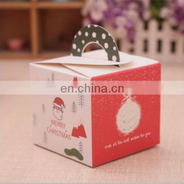 Custom decorative christmas gift paper packaging box