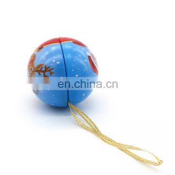 Empty Ball Shape of Tin Box for Christmas Gift Wholesale photo-6