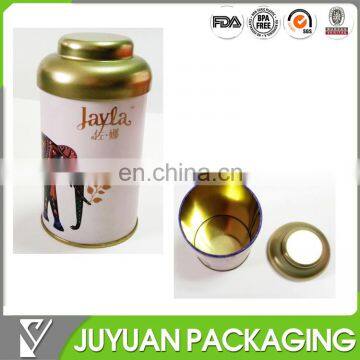 customize metal tea biscuits container jar tin can box