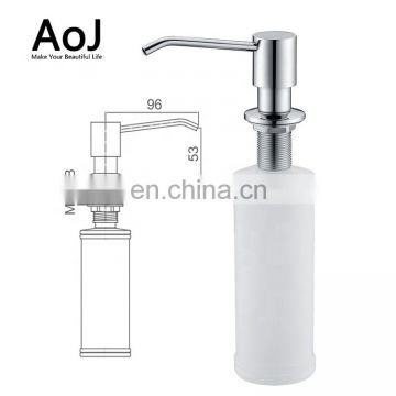 Superior quality brass soap dispenser with chrome plated durable used foam soap dispenser