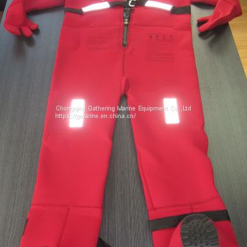 MED Approved Light Polyester Oxford Thermal Insulation Immersion Suit