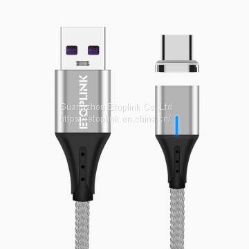 ETOPLINK 2019 New 3A QC3.0 Fast Charging Magnetic USB Cable Support Data photo-2
