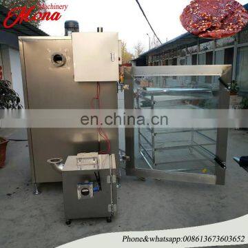 008613673603652 sus 304 industrial meat/fish/duck/chicken smoked machine smoke house for sale