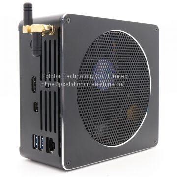 Gaming Computer Intel i9 8950HK 6 Cores 12 Threads Mini PC Win10 2*DDR4 32GB  4K HDMI Mini DP