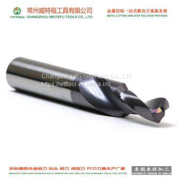 manufacturer tungsten cemented carbide step drill bit tools