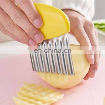 Multi-function Wrinkled French Fries Salad Corrugated Cutting Knife Potato Slices Knife