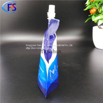 Milk and Beverage Filling Bag/food Grade Plastic Stand up Spout Composite Packing Bag photo-5