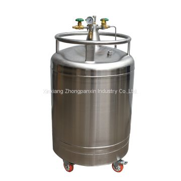 100L pressure liquid nitrogen LN2 container for body beauty facial cryotherapy machine