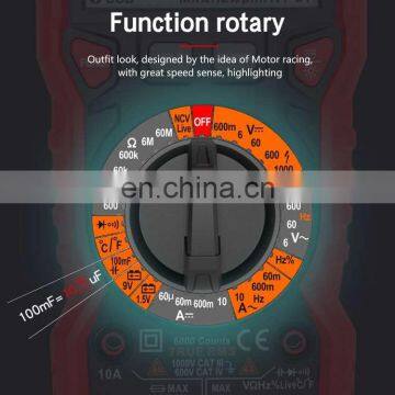 HT118 Auto Range Digital Multimeter 10nF TO 10mF Capacitance Universal Meter photo-3