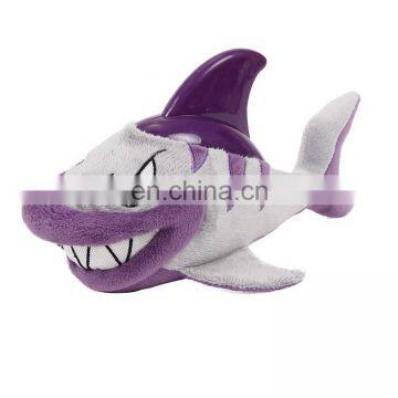 Factory Wholesale High Quality Shark Model Plush Dog Interactive Toy For Pet