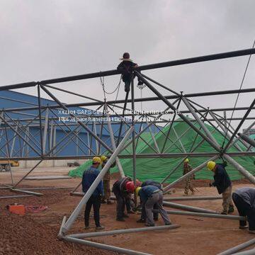 Jiangsu Xu Gang Group New 4# 5# Space Frame Structure Environmental protection Shed Project