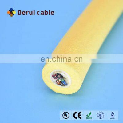 2 Power Cores With 4 Twisted Pair Cat5e Signal Wire ROV Tether PUR Foaming Cable Remote Control Vehicle Cable photo-2