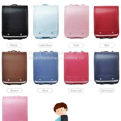 Allendaniel Schoolbag for Japanese Primary School Students Japanese Backpacks for Boys and Girls Reduce Burden and Protect Spine