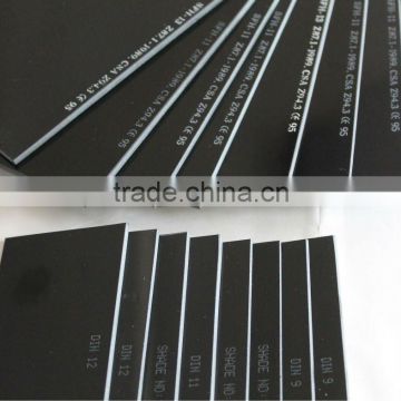 Black glass conforms to ANSI Z87.1 DIN169 For the welding