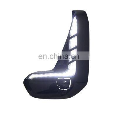 Led DRL Daytime Running Lights Turn Signal Amber Turn Signal Driving Fog Lamp for Toyota Hilux Accessories Revo Rocco 20-21 photo-3