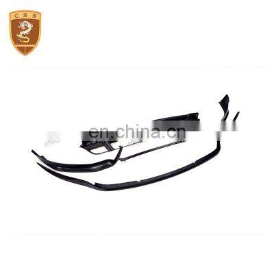 Cheapest Price Te-chart Style 3K Twill Carbon Fiber Fiberglass Front Lip For PorS-che macan