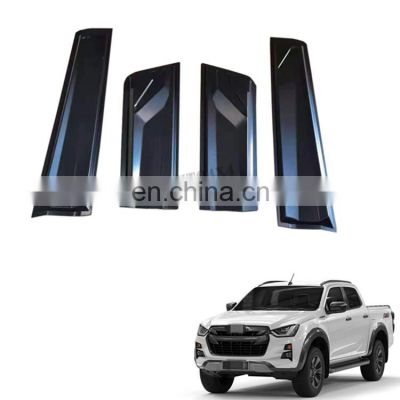 Matte Black Door Moulding Body Trim Protector Side body Cladding for Dmax 2020 up