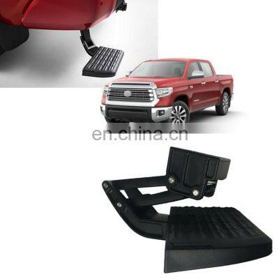 For Tundra Flip Down Rear-Mount Truck Bed Step Retractable Black photo-4