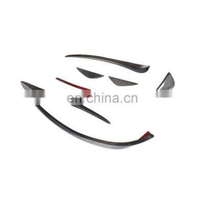 Carbon Moulding Trims Bumper Aprons Flaps For Mercedes Benz W117 C117 4Dr Cla250 6Pcs/Set photo-2