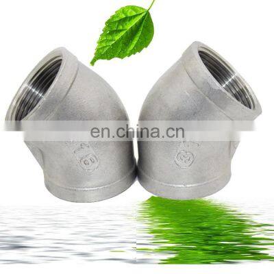 Alibaba China Wholesale Stock Available Hydraulic Threaded Stainless Steel Pipe Fitting reducing Tee