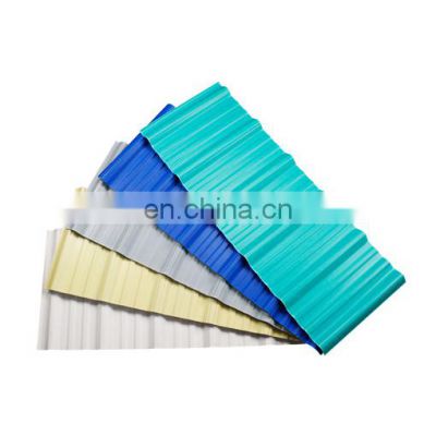 Chinese Economic ASA PVC Plastic Roofing Tile Building Materials Corrugated Sheet Colombia Roof Tiles