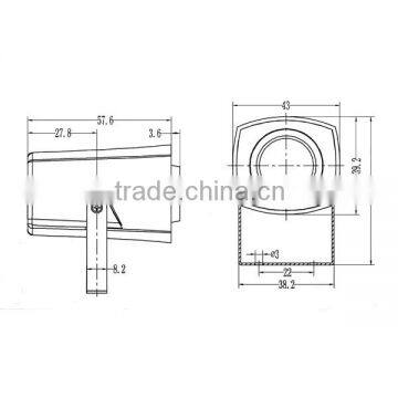 DF-2705 Piezo Buzzer Wire Buzzer Alarm Siren 130db With 5 Different Warning Sound Choices photo-3