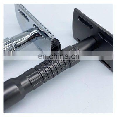 Shaving Kit With Gift Box Brush Safety Razor Shaving Stand Double Edge Blade Razor With Reliable Supplier photo-2