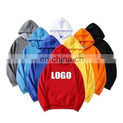High Quality Plus Size Pullover Warm Wholesale Custom Printing Embroidery Men Hoodies Crop Top S-5XL photo-2