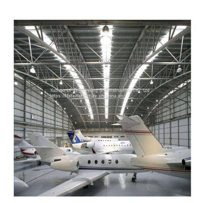 LF Steel Space Frame Truss Roof Steel Structure Buildings Prefab Airplane Hangar photo-2