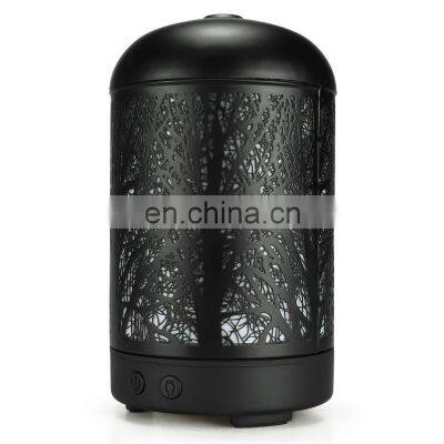 100ml New Design Black Forest Tree Type Metal Ultrasonic Essential Aroma Oil Diffuser